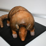 fondant 3d armadillo cake