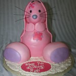 Bunny Sculpted Cake