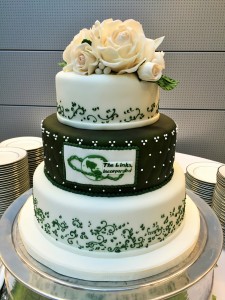 fondant corporate cake