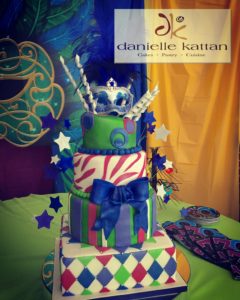 carnival cake fondant