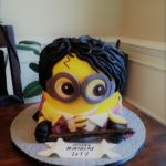 minion harry potter fondant cake