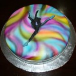 Gym Girl Birthday Cake