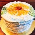 van gogh painted cake